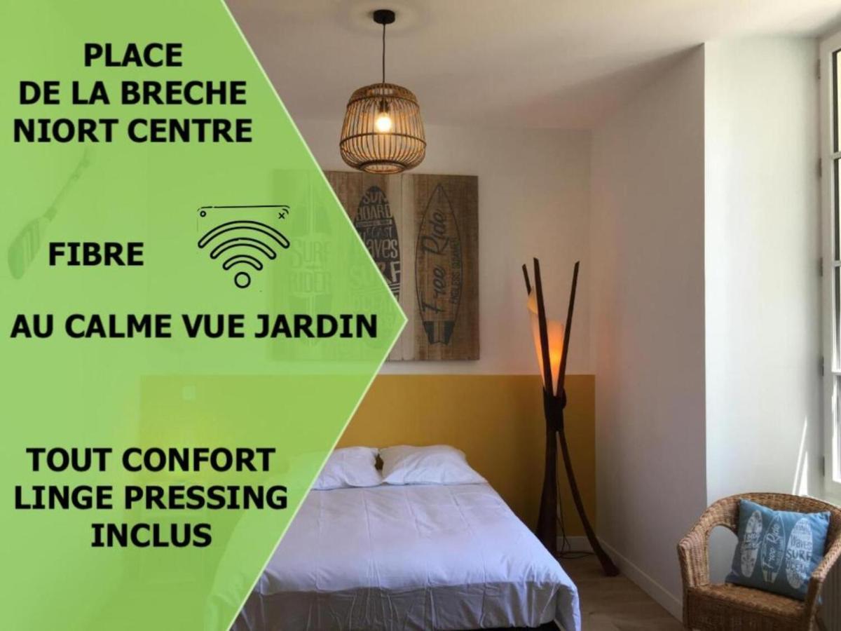 Le Beach Centre La Breche Wifi Vue Jardin Niort Eksteriør billede